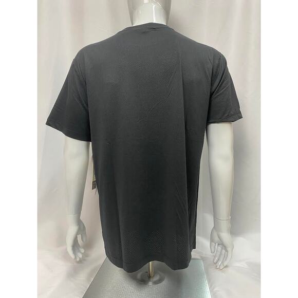 NWE! Vuori Men's Tradewind Performance Tee BLACK HEATHER LARGE - Picture 8 of 10